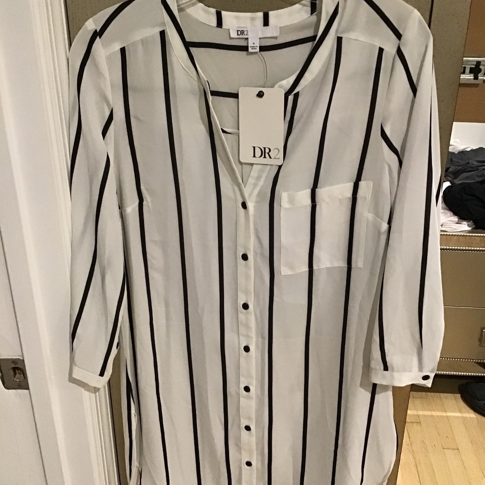 DR 2 stripped dress. New with tags